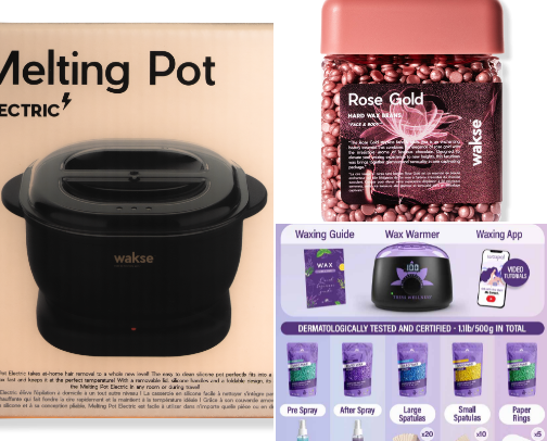 WAXING EVERYTHING cover photo collage