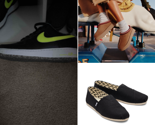 Shoes cover photo collage