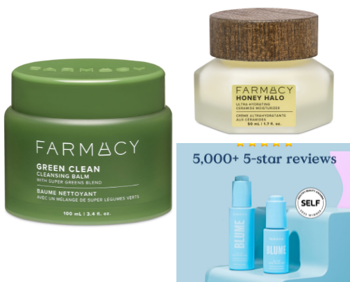 My favorite beauty recs cover photo collage
