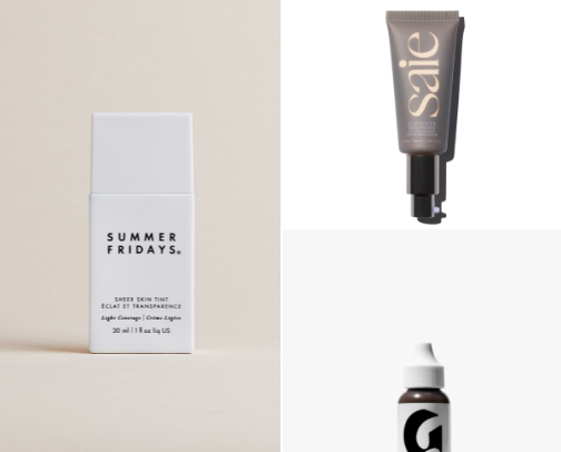 Beauty Products for a Fresh, Natural Look (no make-up make-up look) cover photo collage