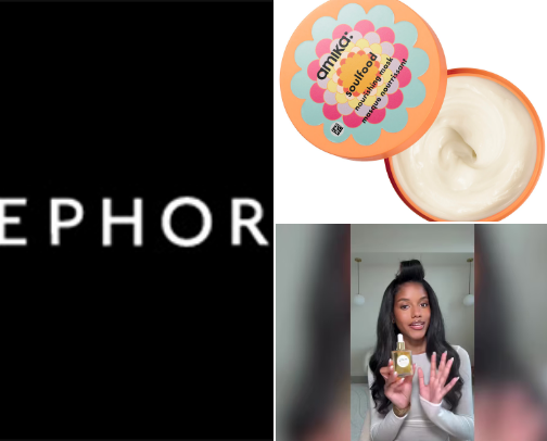 hair products cover photo collage