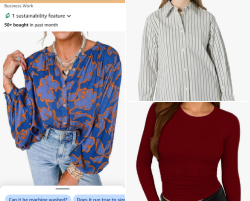 Tops, Tanks, Blouses, Tees! cover photo collage