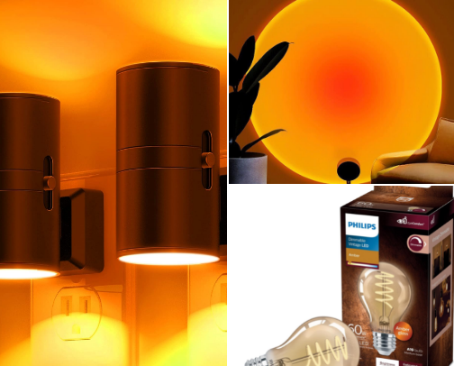 Lighting for a Warm, Soft Glow and inviting Enviorment cover photo collage