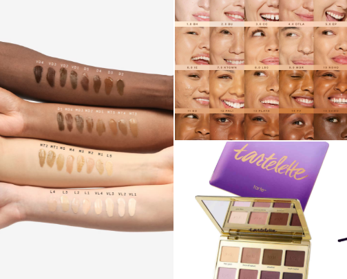 Updated makeup routine cover photo collage