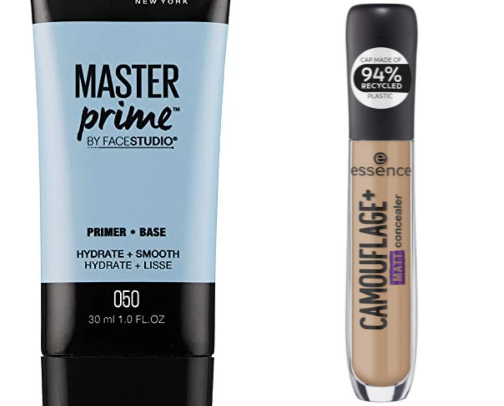 My makeup routine with drugstore products ONLY cover photo collage