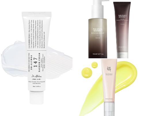 korean products cover photo collage
