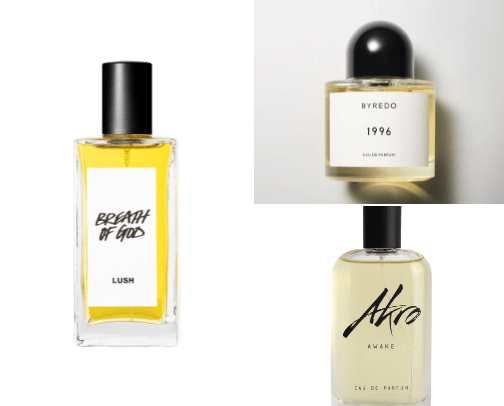 cool girl fragrances cover photo collage