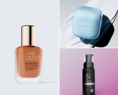 Makeup and Skincare cover photo collage