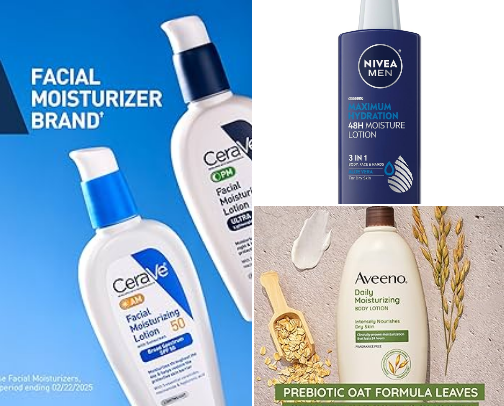 Body Oils & Lotions for the Modern Man cover photo collage