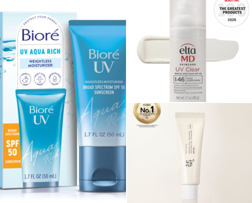 Best Sunscreens Humid Weather & Oily Skin: A Pharmacist's Picks cover photo collage
