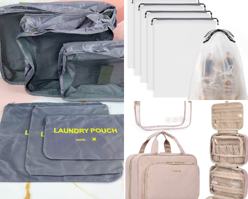 Travel Essentials | Swear By ✈️ cover photo collage