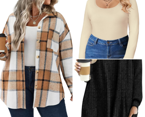 Plus Size Amazon Outfit Finds cover photo collage