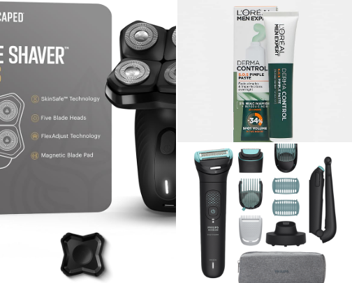 Men’s Grooming Essentials cover photo collage
