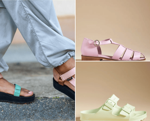 These sandals are flip-flopping fantastic! cover photo collage