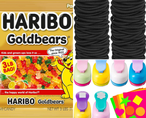 Gummy Bear Junk Journal Page cover photo collage