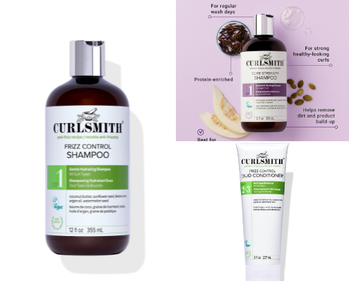 Great curly hair products that I love!! 💈❤️ cover photo collage