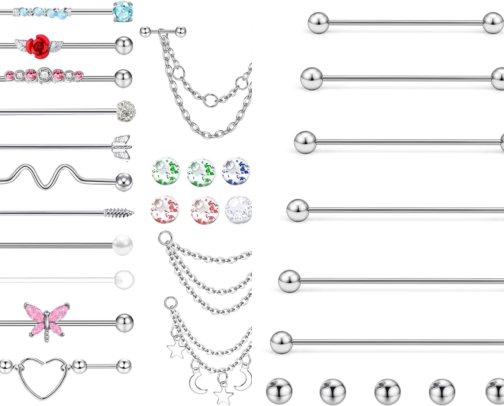 Piercings and jewelry ⛓️ cover photo collage