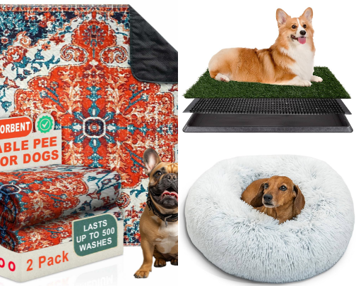 New puppy supply list cover photo collage