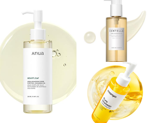 Best Cleansing Oils for Dry & Oily Skin (Hydrating & Clog-Free!) 🌿 cover photo collage