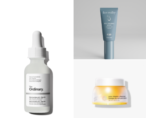 Skin care cover photo collage