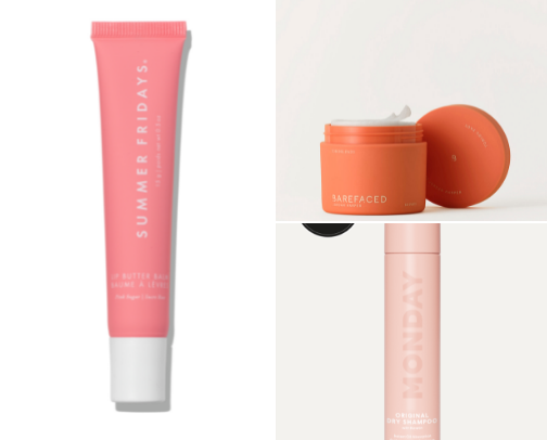 low maintenance beauty favs ✨ cover photo collage