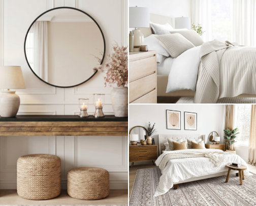 Home decors cover photo collage