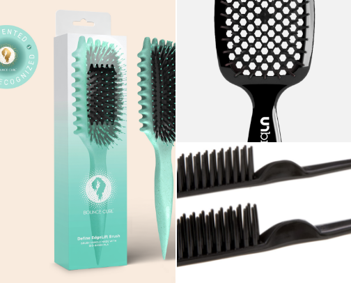 Curly hair STYLING TOOLS cover photo collage