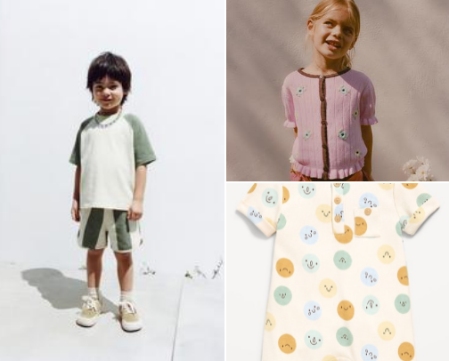 Linge enfants cute ❤️❤️ cover photo collage