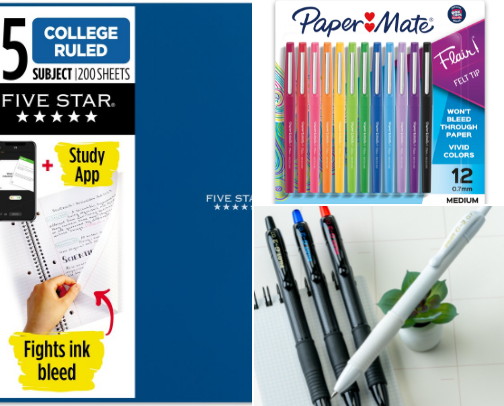 back to school essentials cover photo collage