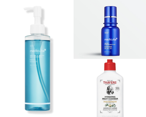 Skin care I'm loving in my mid 30s cover photo collage