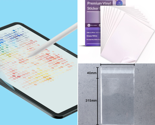 Digital Art Supplies cover photo collage