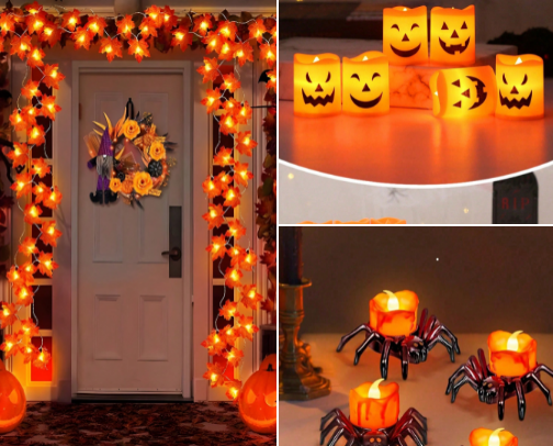 Thanksgiving and Halloween Ideas. cover photo collage