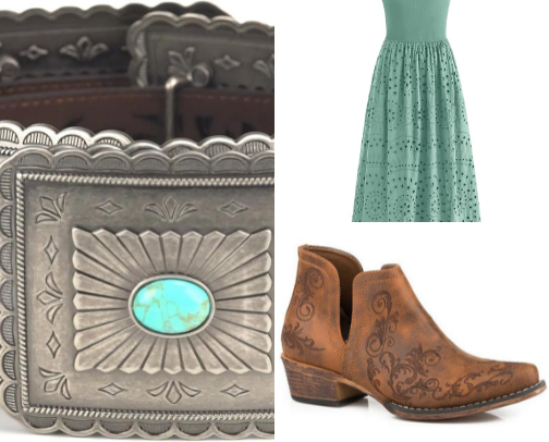 First Day of School Ag Teacher Outfit cover photo collage