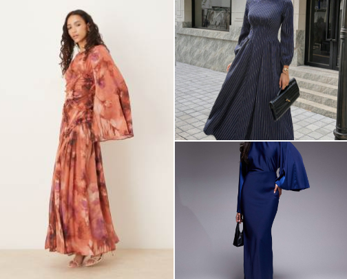 Modest dresses for hijab’s cover photo collage