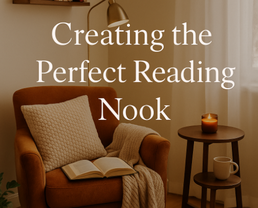 Create the Perfect Reading Nook with these Tips cover photo collage