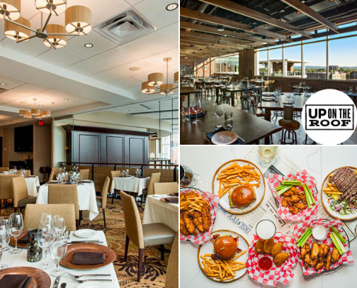 Places to eat in Greenville, SC along with dessert places! cover photo collage