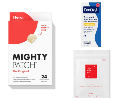 Best Acne Spot Treatments and Acne Patches for Different Types of Breakouts cover photo collage