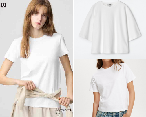 My top ten White Tees (from affordable to investment) cover photo collage