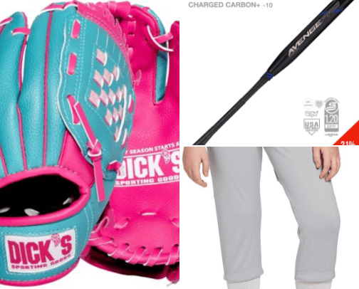 Girls Softball cover photo collage