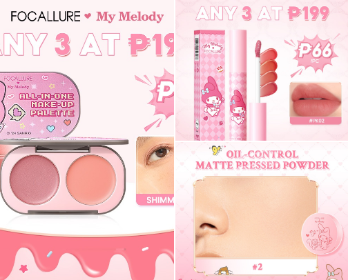 Focallure Beauty cover photo collage