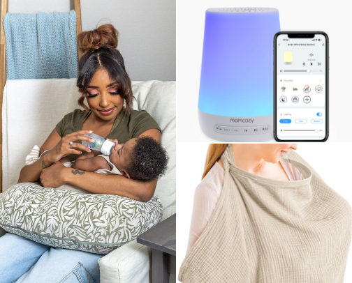 Newborn Must Have Items - For the New Mom - These are the things I couldn’t live without!! cover photo collage