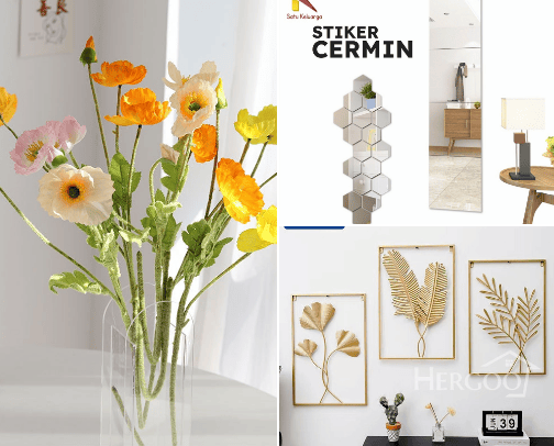 Home Decoration cover photo collage