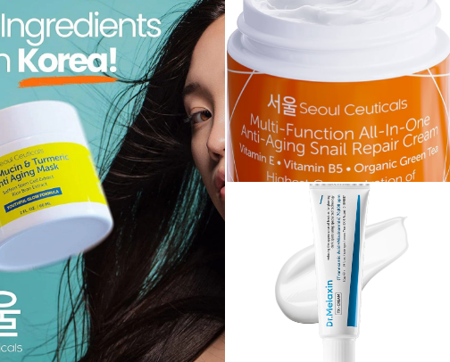 Korean skin care faves cover photo collage