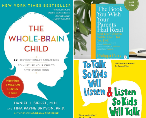 Parenting Books cover photo collage