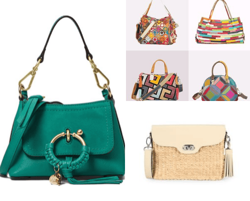Spring bags cover photo collage