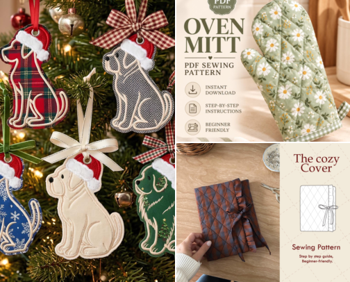 Handmade Holiday Crafts cover photo collage