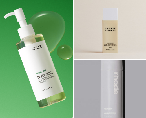 skincare must haves! cover photo collage