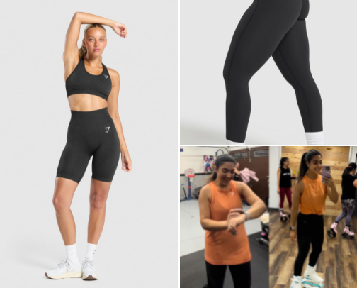 Workout gear 🙌🏽✨ cover photo collage