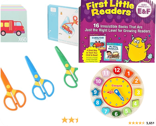 Toddler Home School Favorites cover photo collage