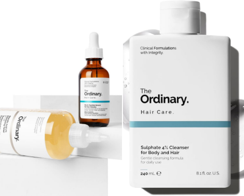 The Ordinary - Body and Hair Care cover photo collage